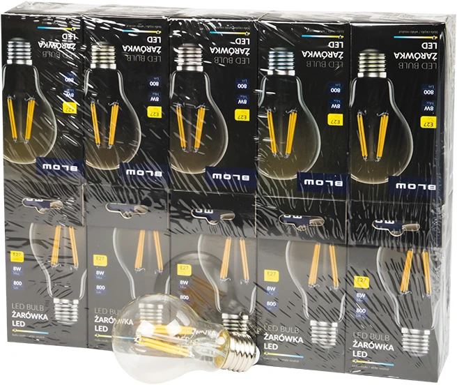 Blow LED lemputė E27 8W A60 230V - 10vnt