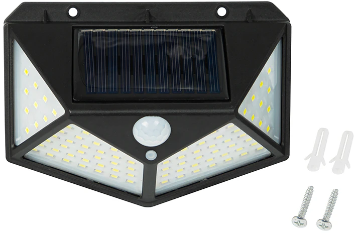 87-520# Saulės energija varomas LED PIR sieninis šviestuvas