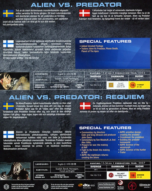 87 „Svetimas prieš grobuonį“ 1-2 rinkinys (2 diskai) („Blu-Ray“)