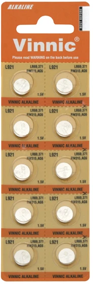 Vinnic AG6 LR69 baterijų pakuotė