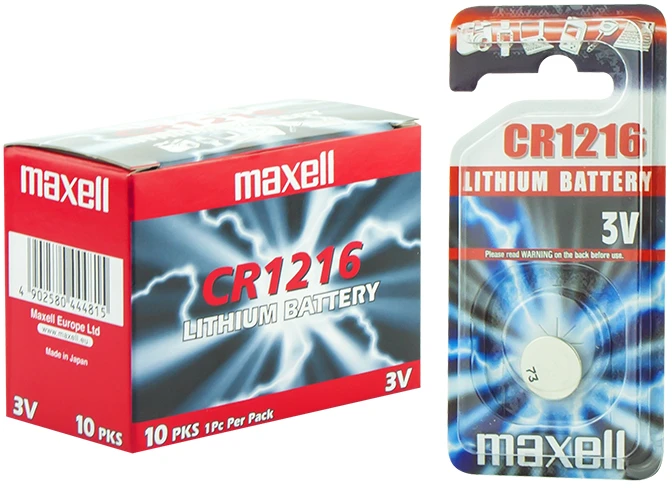 Ličio baterija 3V CR1216 Maxell 1vnt