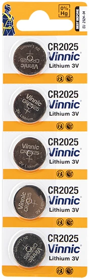 8779# Ličio baterija 3v CR2025 Vinnic