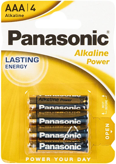 Panasonic 1x4 LR03APB AAA/LR03, šarminis, 4 vnt.