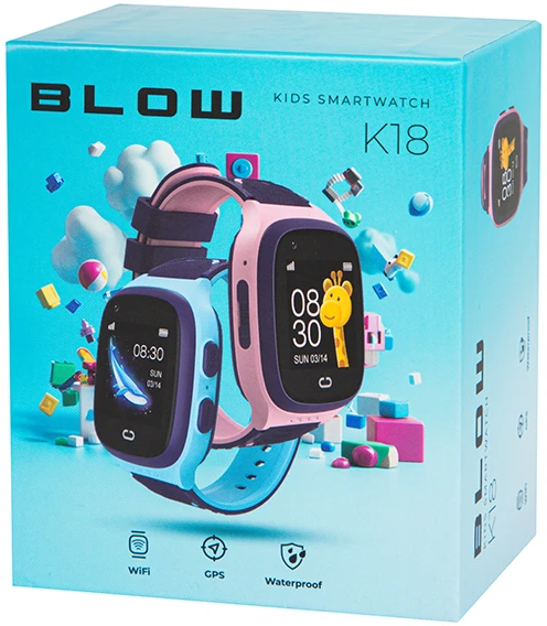 Išmanusis laikrodis BLOW KIDS K18 4G GPS rožinis