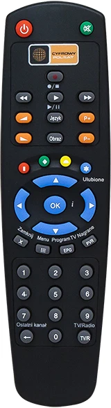 Blow Nuotolinio valdymo pultas skirtas POLSAT HD5000 ORIGINAL Juodas