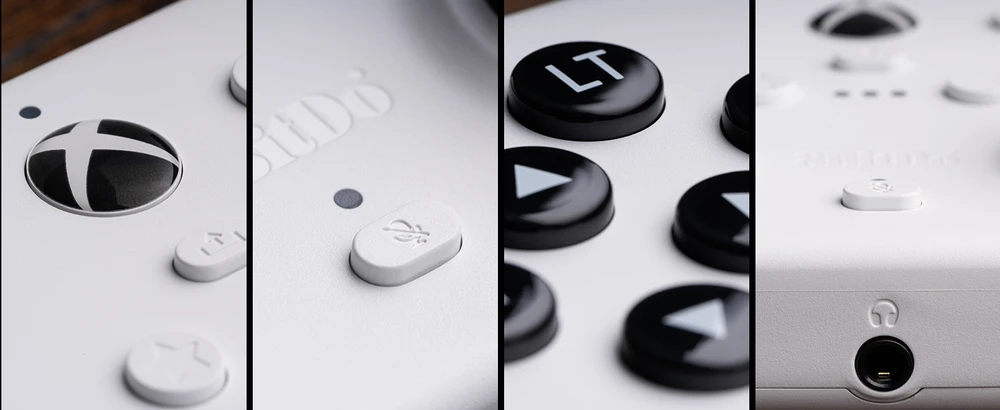 8BitDo Lite SE 2.4G belaidis valdiklis „XBOX“ | Balta