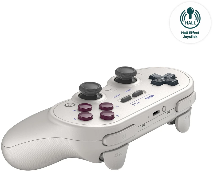 8BitDo PRO 2 Gamepad Hall Ed Belaidis Pultelis | Classic