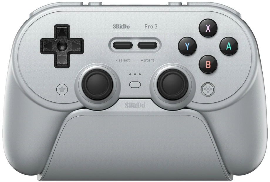 8BitDo Pro 3 Bluetooth Belaidis Pultelis | Pilkas