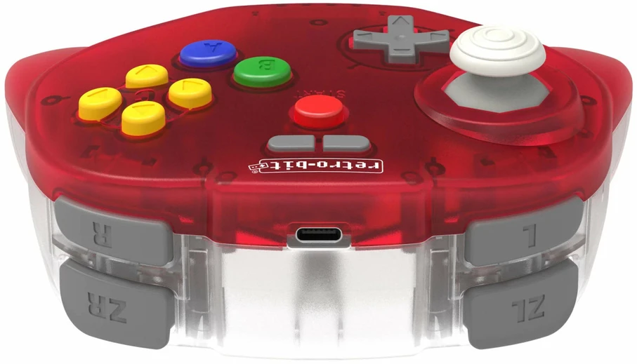 8Bitdo „Retro-Bit“ – „Tribute 64“ 2,4 G (raudonas)