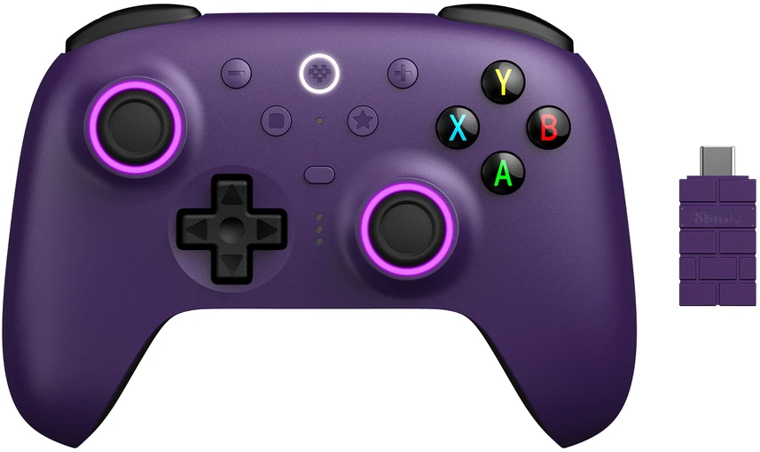 8BitDo Ultimate 2 2.4G Belaidis Pultelis | Violetinis