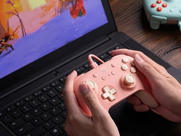 8BitDo Ultimate 2C Laidinis pultelis | Persikinis