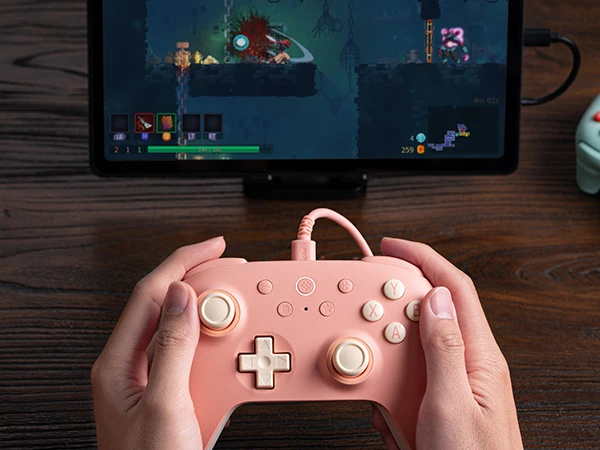 8BitDo Ultimate 2C Laidinis pultelis | Persikinis