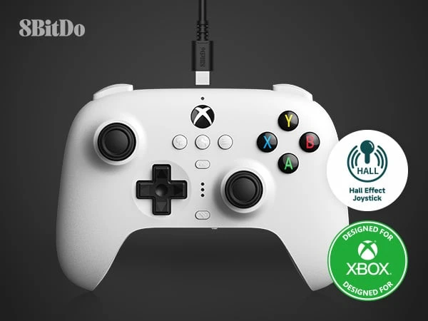 8BitDo Ultimate Laidinis XBOX valdiklis | Balta