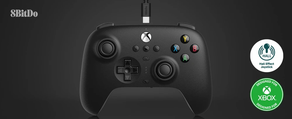 8BitDo Ultimate laidinis valdiklis XBOX Hall Ed/Juodas