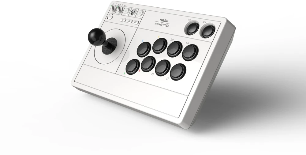 8BitDo žaidimų automato lazdelė XBOX ir PC, balta