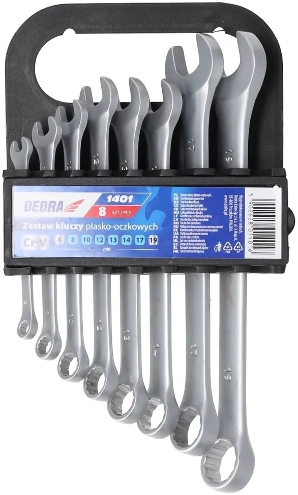 Dedra Raktai ploktikilpiniai 619mm 8vnt CrV
