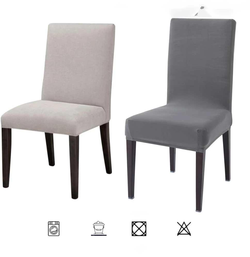 8x Kėdės Sėdynės Užvalkalai, Tvirti, Universalūs, Elastiniai, Su Gumine Juosta, Minkšti