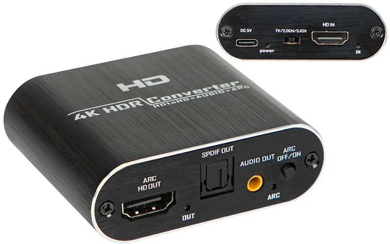 Blow 4K HDR garso ištraukiklis su jungčių apžvalga