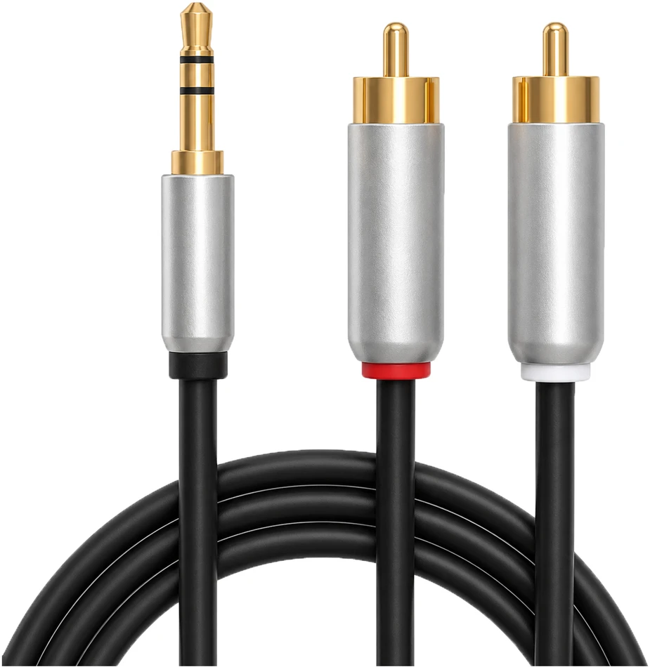 Blow Pūt Jungtis WT.3.5ST-2xRCA 1,5 m METALAS