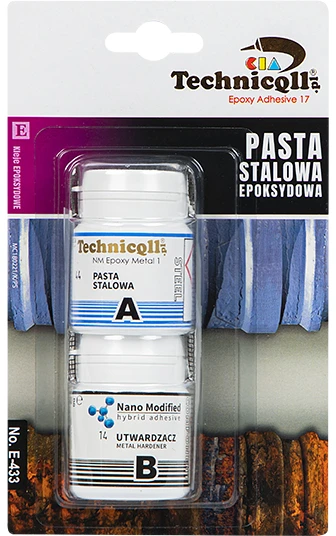 Blow Epoksidinė plieno pasta 100g Technicqll