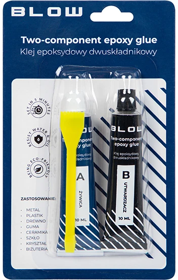 Dviejų komponentų epoksidiniai klijai 2x10ml BLOW
