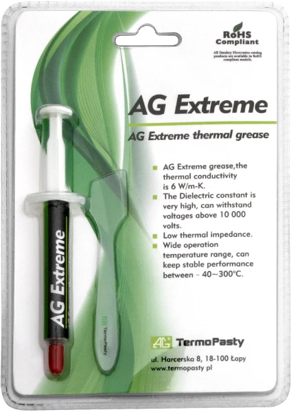 Ag Termopasty Termopasta AG Extreme 3g 6W/mK