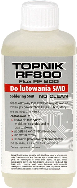 Ag Termopasty Litavimo fliusas RF800 SMD elementams 100ml