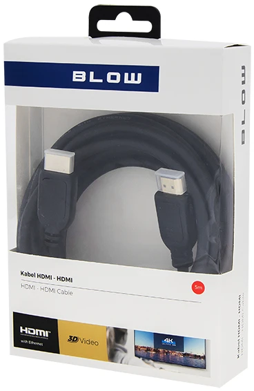 Blow HDMI - HDMI 4K Kabelis 5m