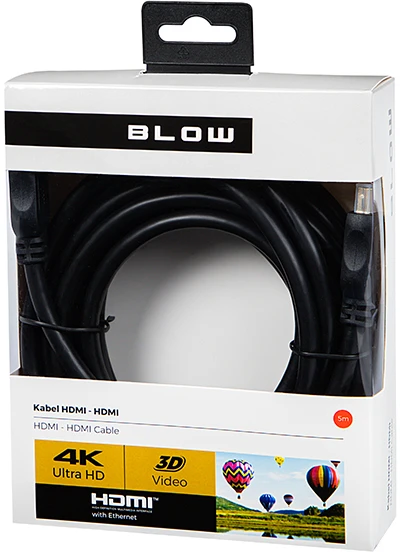 Blow HDMI - HDMI 4K Kabelis 5m