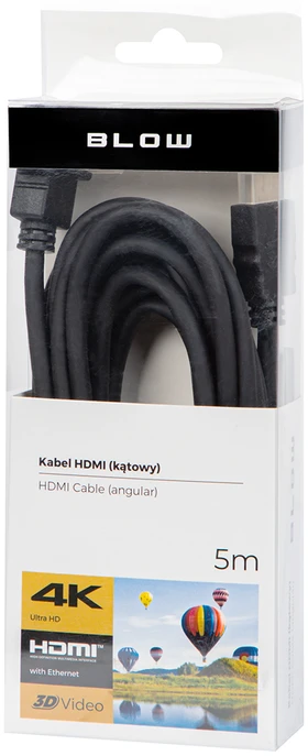 BLOW 92-605# BLOW HDMI-HDMI 5m CLASSIC Angle
