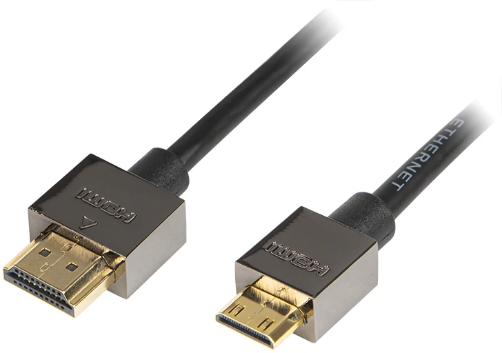 HDMI į Mini HDMI 1,5m kabelio jungtys