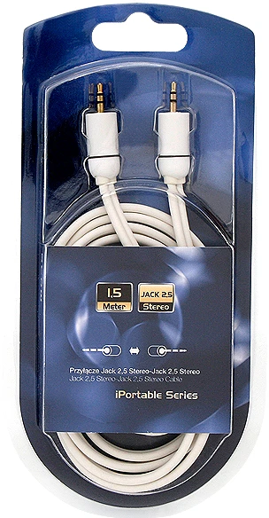 Blow 2,5 mm stereo laidas su pakuote