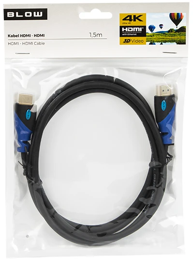 HDMI - HDMI Blow Mėlyna kabelis 1.5m