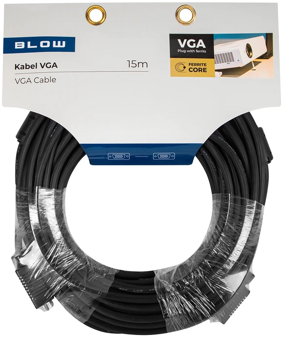 Blow Pūskite VGA-VGA jungtis 15 m BOX
