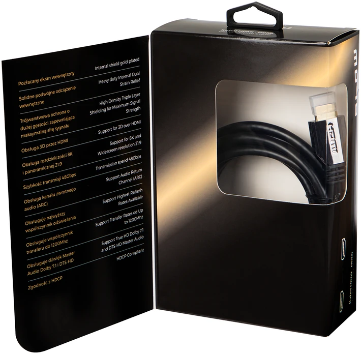 Blow HDMI - HDMI PREMIUM 8K Kabelis 3m 2.1V