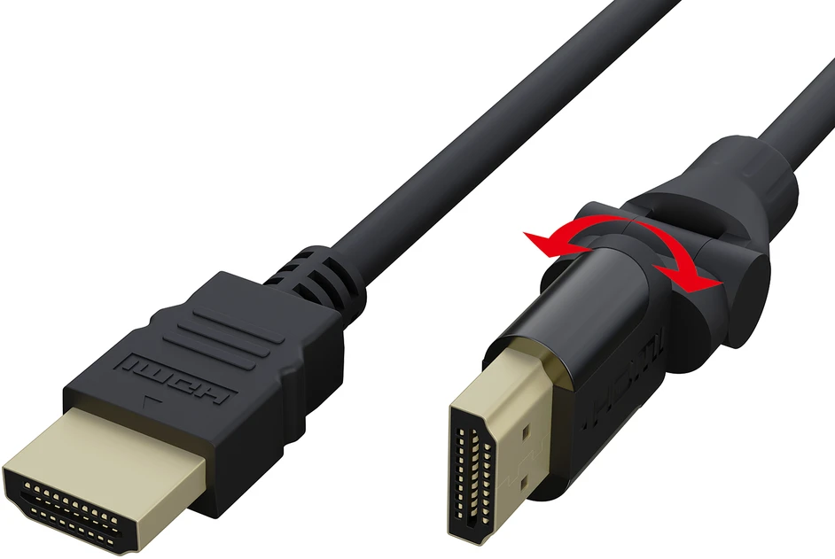 BLOW 92-653 BLOW HDMI-HDMI Juodas 2.0 4K kampas 3m