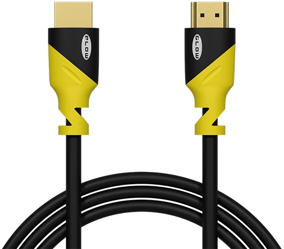 Blow Kabelis HDMI - HDMI 4K 5m Geltonas