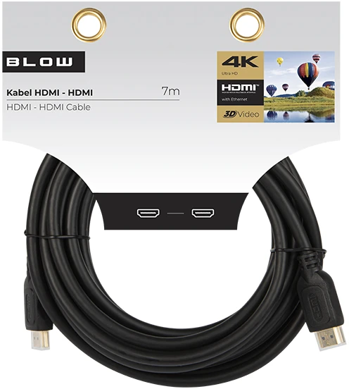 Blow Kabelis HDMI - HDMI 4K 7m