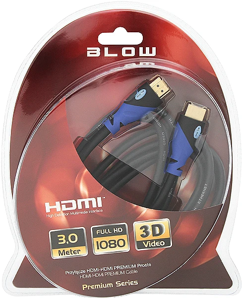 Blow HDMI-HDMI jungtis 3m 8K pynė