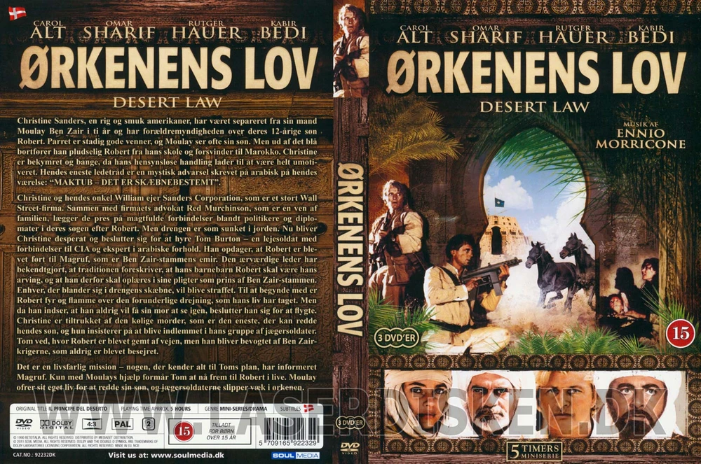 92 Anapus teisingumo – Dykumos įstatymas – Dykumos princas (3 DVD mini serialas)