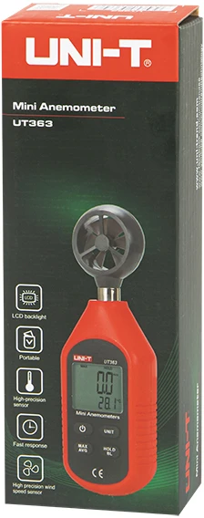 9296# ut363 uni-t anemometras anemometras