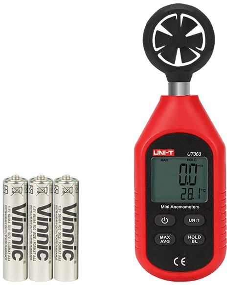 9296# ut363 uni-t anemometras anemometras