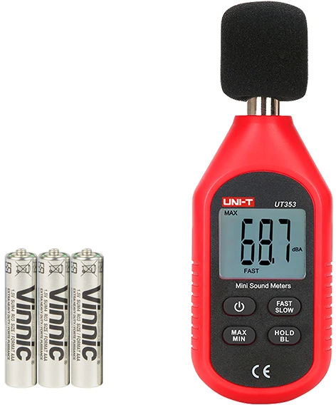 9297# Garso lygio matuoklis UT353 UNI-T