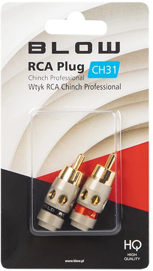 Blow RCA kištukas Cinch CH31 5mm - 2vnt