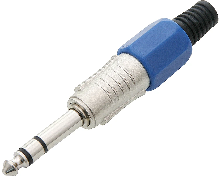 Blow Oem Kištukas AUX 6.3 stereo metalinis HQ