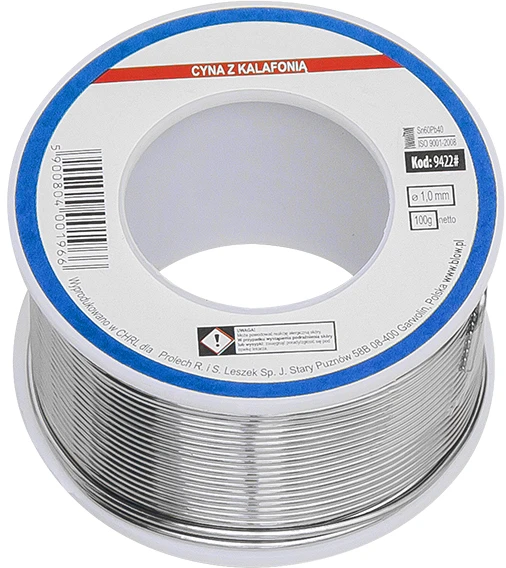 Blow Lydmetalis su kanifolija TINOL Sn60Pb40 1.00mm 100g