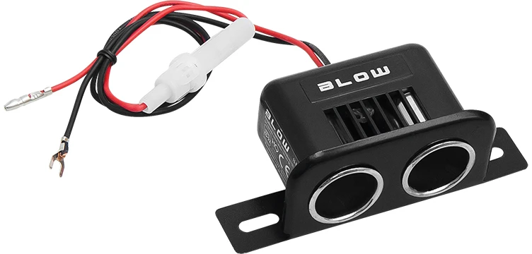 Blow Cigarečių degiklio lizdas 2x CS-22 su laidais