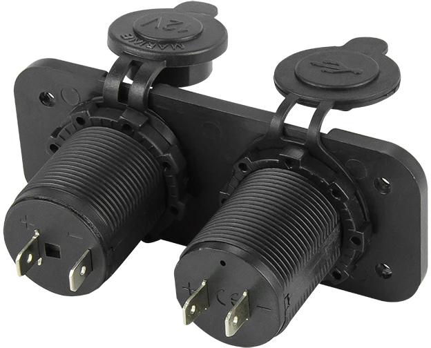 Blow Gn.žiebtuvėlis vien, su atvartu + 2x USB prievadu