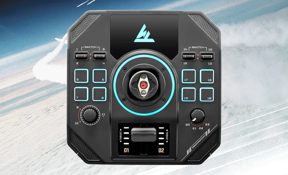 TRM Thrustmaster Sol-R 5 Base Juoda USB Joystick base Analoginis / skaitmeninis PC