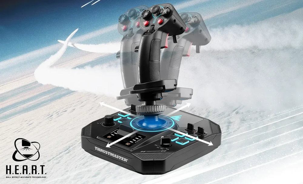 TRM Thrustmaster Sol-R 5 Base Juoda USB Joystick base Analoginis / skaitmeninis PC